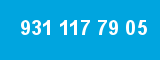 931 117 79 05